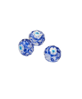 Hand Painted Faceted Transparent Glass Evil eyes 8x10mm Hand Painted Faceted Transparent Glass Evil eyes 8x10mm