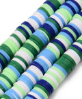 BLUE AND GREEN THEME Heishi Clay Beads 6mm Heishi Clay Beads 6mm