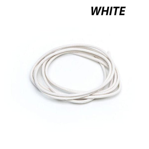 WHITE High Grade Natural Rounded Goatskin Leather 1.3mm dyed High Grade Natural Rounded Goatskin Leather 1.3mm dyed