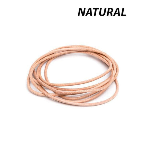 NATURAL High Grade Natural Rounded Goatskin Leather 1.3mm dyed High Grade Natural Rounded Goatskin Leather 1.3mm dyed