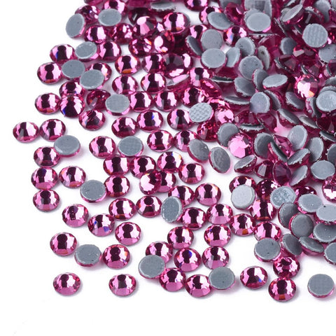 FUCHSIA Hotfix Rhinestone, Glass Rhinestone Flat Back Cabochons, SS10 Hotfix Rhinestone, Glass Rhinestone Flat Back Cabochons, SS10 | Cyprus