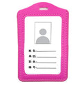 CAMELIA ID Badge Holder, Waterproof Clear Window Card Holder, for School Office, Rectangle ID Badge Holder, Waterproof Clear Window Card Holder, for School Office, Rectangle