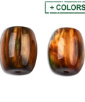 Imitation Gemstone Resin Barrel Beads – 14 × 12mm Imitation Gemstone Resin Barrel Beads – 14 × 12mm