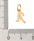 Ion Gold Plated 304 Stainless Steel Enamel Alphabet Letter Charms Ion Gold Plated 304 Stainless Steel Enamel Alphabet Letter Charms
