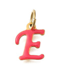 E Ion Gold Plated 304 Stainless Steel Enamel Alphabet Letter Charms Ion Gold Plated 304 Stainless Steel Enamel Alphabet Letter Charms
