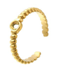 Ion Gold Plating 304 Stainless Steel Open Cuff Ring Components Ion Gold Plating 304 Stainless Steel Open Cuff Ring Components