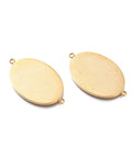 Ion Plated 304 Stainless Steel Blank Stamping Tag, Golden, 30.5x18x1.2mm Ion Plated 304 Stainless Steel Blank Stamping Tag, Golden, 30.5x18x1.2mm