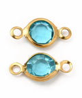 CYAN Ion Plated 304 Stainless Steel Connector Charms, Real 18K Gold Plated, 12.5x7x2mm Ion Plated 304 Stainless Steel Connector Charms, Real 18K Gold Plated, 12.5x7x2mm