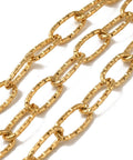 Ion Plated 304 Stainless Steel Oval Link Chains, Unwelded, Real 18K Gold Plated Ion Plated 304 Stainless Steel Oval Link Chains, Unwelded, Real 18K Gold Plated