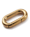 Ion Plated 304 Stainless Steel Oval Spring Gate Rings – Real 18K Gold Plated, 18.5x10x3mm Ion Plated 304 Stainless Steel Oval Spring Gate Rings – Real 18K Gold Plated, 18.5x10x3mm