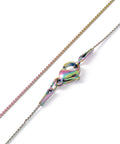 Ion Plated 304 Stainless Steel Serpentine Necklace, Rainbow Color, (50cm) Ion Plated 304 Stainless Steel Serpentine Necklace, Rainbow Color, (50cm)