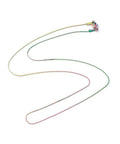 Ion Plated 304 Stainless Steel Serpentine Necklace, Rainbow Color, (50cm) Ion Plated 304 Stainless Steel Serpentine Necklace, Rainbow Color, (50cm)
