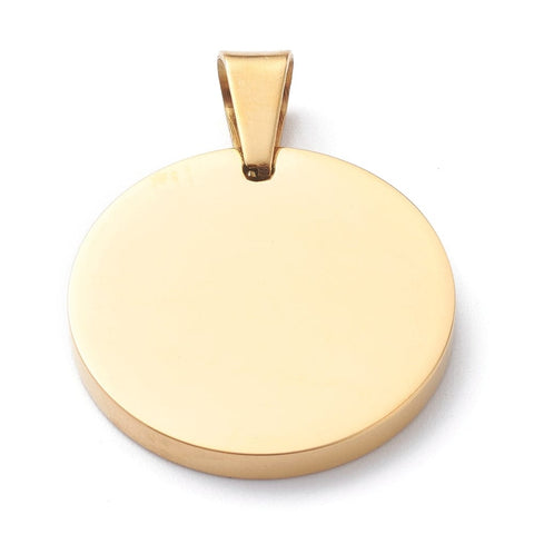 Ion Plated Tree of Life Stainless Steel Pendant Charm 25mm Ion Plated Tree of Life Stainless Steel Pendant Charm 25mm