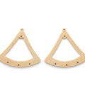 Ion Plating 304 Stainless Steel Chandelier Components Links, Polishing, Triangle, Golden, 32x32x1mm Ion Plating 304 Stainless Steel Chandelier Components Links, Polishing, Triangle, Golden, 32x32x1mm