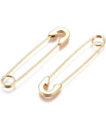 Ion Plating 304 Stainless Steel Dangle Earrings, Safety Pin Shape. Ion Plating 304 Stainless Steel Dangle Earrings, Safety Pin Shape.