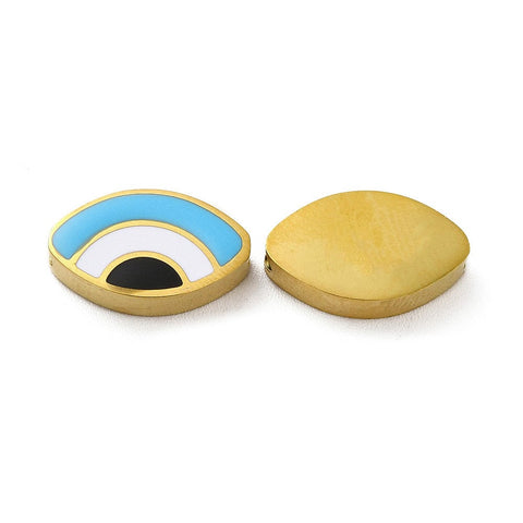 ION GOLD PLATED Ion Plating 304 Stainless Steel Eye, 8x13.5mm Ion Plating 304 Stainless Steel Eye, 8x13.5mm