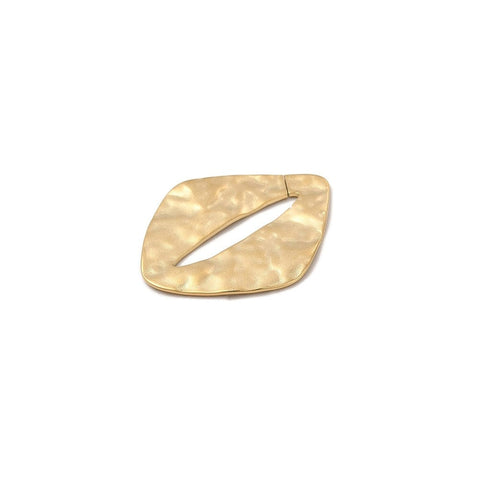 Ion Plating 304 Stainless Steel Open Linking Ring, Hammered, Lip Ion Plating 304 Stainless Steel Open Linking Ring, Hammered, Lip