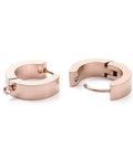 Ion Plating(IP) 304 Stainless Steel Hoop Earrings, with Vertical Loop,Rose Gold 13x15mm Ion Plating(IP) 304 Stainless Steel Hoop Earrings, with Vertical Loop,Rose Gold 13x15mm