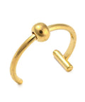 Ion Plating(IP) 304 Stainless Steel Lip Rings Piercing Jewelry, Nose Studs Body Jewelry, Golden Ion Plating(IP) 304 Stainless Steel Lip Rings Piercing Jewelry, Nose Studs Body Jewelry, Golden