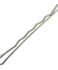 Iron Hair Bobby Pin Findings, Platinum, 51x8x5mm Iron Hair Bobby Pin Findings, Platinum, 51x8x5mm