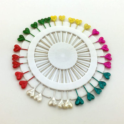 Iron Pins, with Plastic Head, Corsage Pins, Dress-making Pins, Mixed Color Iron Pins, with Plastic Head, Corsage Pins, Dress-making Pins, Mixed Color