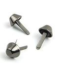 GUNMETAL Iron Purse Handbag Feet Cone Studs – Spike Nailheads, 12mM Iron Purse Handbag Feet Cone Studs – Spike Nailheads, 12mM