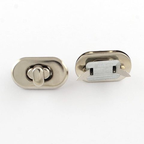 Iron Purse Twist Turn Lock Sets – Platinum Bag Hardware Closure for DIY Handbag, Clutch, Wallet Iron Purse Twist Turn Lock Sets – Platinum Bag Hardware Closure for DIY Handbag, Clutch, Wallet
