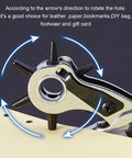 Iron Revolving Hole Punch Pliers for leather, rubber Iron Revolving Hole Punch Pliers for leather, rubber