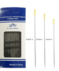 Iron Yarn Needles, Big Eye Blunt Needles, for Cross-Stitch, Knitting, Ribbon Embroidery Iron Yarn Needles, Big Eye Blunt Needles, for Cross-Stitch, Knitting, Ribbon Embroidery
