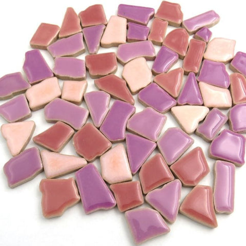 MIX B Jigsaw Ceramic Mosaic Tiles – Mixed Colours, 200g Jigsaw Ceramic Mosaic Tiles – Mixed Colours, 200g
