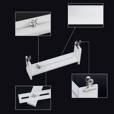Knotting Bracelet Jig Tool, with Iron Screw, Stainless Steel Clamp, Weaving Tool Kit Knotting Bracelet Jig Tool, with Iron Screw, Stainless Steel Clamp, Weaving Tool Kit