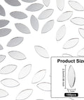Leaf Shape Craft Mirrors Mosaic Tiles 11x25mm Petal Mosaic Tiles Mini Glass Crafts Leaf Shape Craft Mirrors Mosaic Tiles 11x25mm Petal Mosaic Tiles Mini Glass Crafts