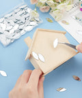 Leaf Shape Craft Mirrors Mosaic Tiles 11x25mm Petal Mosaic Tiles Mini Glass Crafts Leaf Shape Craft Mirrors Mosaic Tiles 11x25mm Petal Mosaic Tiles Mini Glass Crafts