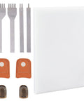 Leather Craft Hole Punches Tool, with Imitation Leather kit Leather Craft Hole Punches Tool, with Imitation Leather kit