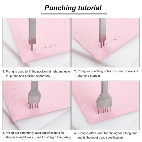 Leather Craft Hole Punches Tool, with Imitation Leather kit Leather Craft Hole Punches Tool, with Imitation Leather kit