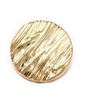Light Gold Alloy Shank Button – Flat Round, 30mm Light Gold Alloy Shank Button – Flat Round, 30mm