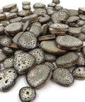 TRUFFLE Loose Pebble-Shaped Ceramic Mosaic Tiles – 125g Pebble Ceramic Mosaic Tiles 125g | Indoor & Outdoor Mosaic Supplies