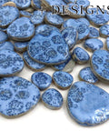 Loose Pebble-Shaped Ceramic Mosaic Tiles – 125g Pebble Ceramic Mosaic Tiles 125g | Indoor & Outdoor Mosaic Supplies