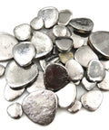 ANTIQUE SILVER Loose Pebble-Shaped Ceramic Mosaic Tiles – 125g Pebble Ceramic Mosaic Tiles 125g | Indoor & Outdoor Mosaic Supplies