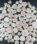 GENTILITY Loose Pebble-Shaped Ceramic Mosaic Tiles – 125g Pebble Ceramic Mosaic Tiles 125g | Indoor & Outdoor Mosaic Supplies