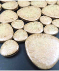 EGGSHELL Loose Pebble-Shaped Ceramic Mosaic Tiles – 125g Pebble Ceramic Mosaic Tiles 125g | Indoor & Outdoor Mosaic Supplies