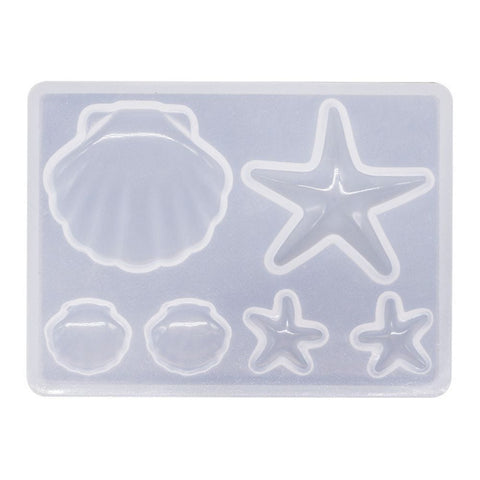 Marine Organism Silicone Resin Casting Mold for UV & Epoxy Resin Jewelry Making – White, 85x61mm Marine Organism Silicone Resin Casting Mold for UV & Epoxy Resin Jewelry Making – White, 85x61mm