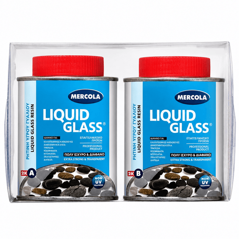 Mercola Liquid Glass – Transparent Two-Part Epoxy Resin, 320g