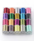 Metallic Embroidery Thread, Mixed Color, 0.1mm Metallic Embroidery Thread, Mixed Color, 0.1mm