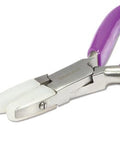 Mini Chain Nose Nylon Jaw Plier, 90mm Beadsmith Mini Double Nylon Jaw Flatnose Plier with Spring
