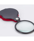 Mini Glass Lens Magnifier, with Leather Pouch, Folding Magnifying Tool Mini Glass Lens Magnifier, with Leather Pouch, Folding Magnifying Tool