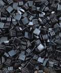 JET BLACK Mini Glass Mosaic Tiles 10x10mm – 200g Mini Glass Mosaic Tiles 10x10mm | Premium Mosaic Supplies Cyprus