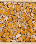 CURRY Mini Jigsaw Ceramic Mosaic Tiles – 100g Pack Mini Jigsaw Ceramic Mosaic Tiles – 100g Pack | BalzarCrafts