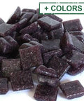 Mini Vitreous Glass Mosaic Tiles 10x10mm – Silky Grey Grey Mini Vitreous Glass Mosaic Tiles 10x10mm | BalzarCrafts