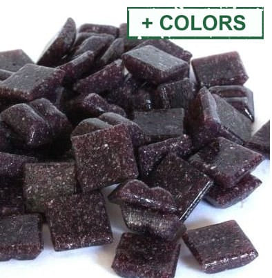 Mini Vitreous Glass Mosaic Tiles 10x10mm – Silky Grey Grey Mini Vitreous Glass Mosaic Tiles 10x10mm | BalzarCrafts